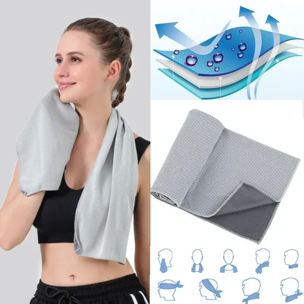 Instant Cooling Ice Towel - Image 3