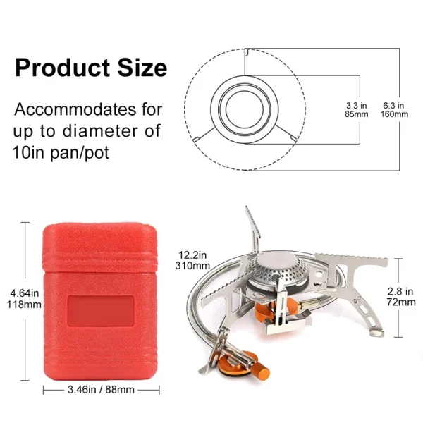 Portable Folding Camping Stove - Image 4