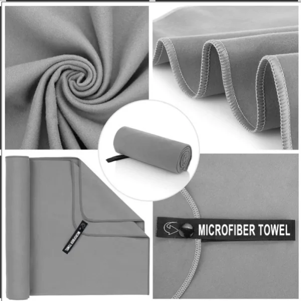 Multifunctional Microfiber Towel Set - Image 6