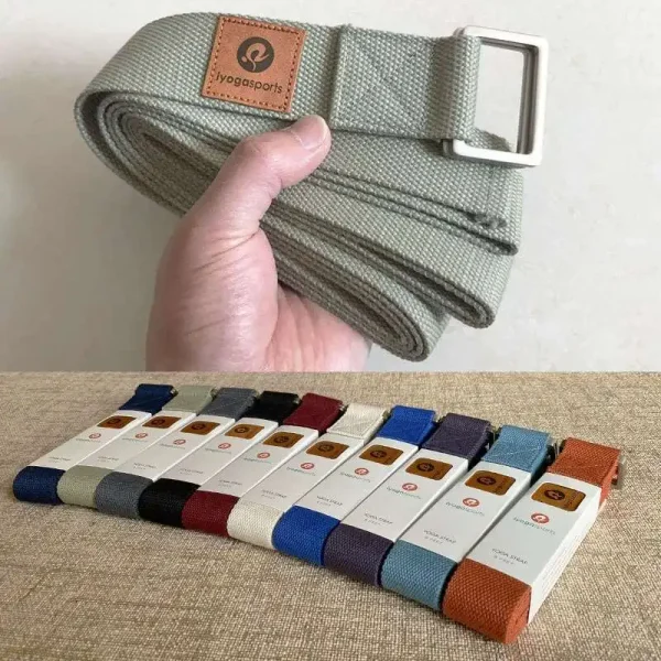 Adjustable Cotton Yoga Strap