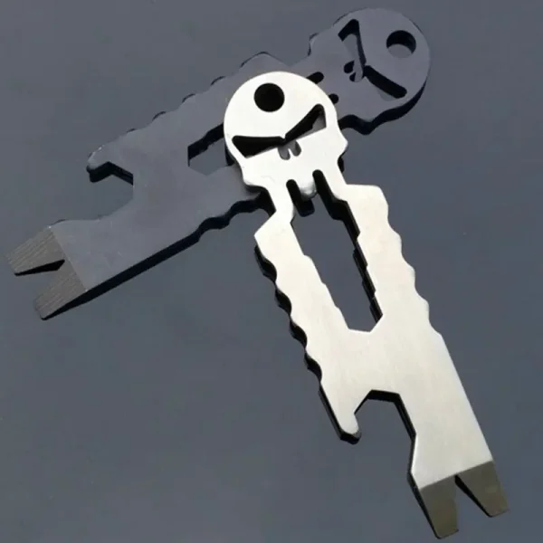 Tactical Skull Multi-Tool Keychain